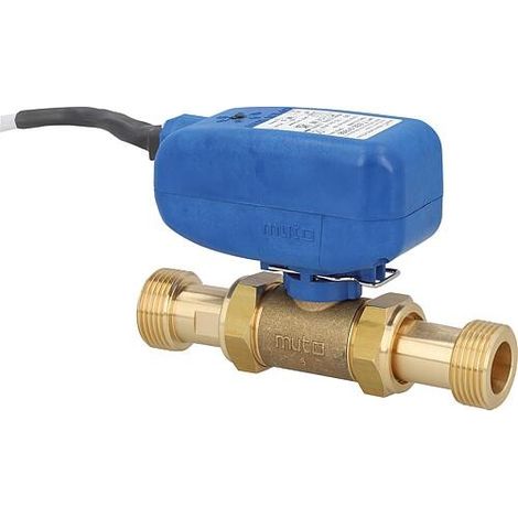 Vanne à bille électrique MUT TMO 2 voies, commande SPST 230 V, DN 20(3/4") AG (1/2)