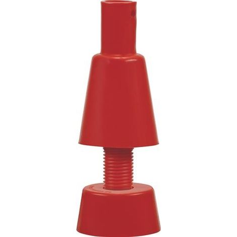 Cono  de señalización  accesorio  p.ej.  sujeción  de  luces  PVC  rojo  tráfico  WEMAS (1/2)