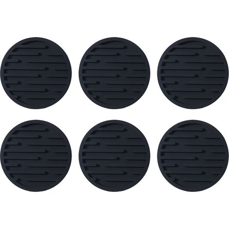 Dessous de verre pour table basse, dessous de verre absorbants avec support, dessous de tasse (1/5)
