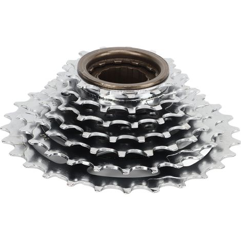 Volant d'inertie pour vélo VTT 7 vitesses, roue arrière et cassette de rechange 13‑28T (1/5)