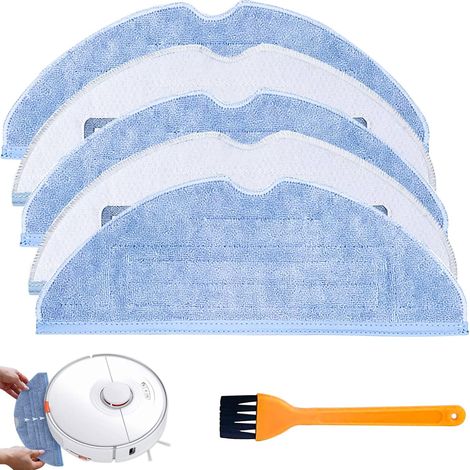 5PCS Serpillère de rechange pour aspirateur Xiaomi Roborock S7 S7Plus T7 T7plus T7SPlus chiffons de nettoyage (1/5)