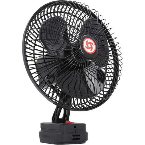 Tragbarer, wiederaufladbarer 8-Zoll-Lithium-Akku-Ventilator, multifunktional für Schreibtisch, Outdoor-Aktivitäten wie Camping, Angeln und Picknick