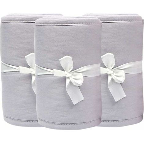 Lot de 3 protections de tour de lit pour bébé - Pour lit d'enfant