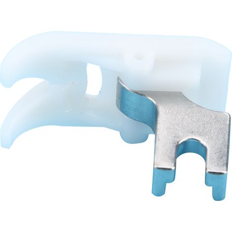 Semelle à presser décorative en acier inoxydable durable, avec attache rapide pour pied bas (1/5)