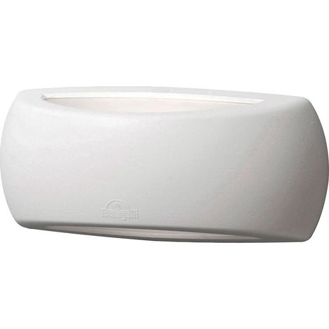 Applique murale ovale Francy éclairage extérieur translucide E27 Fumagalli
