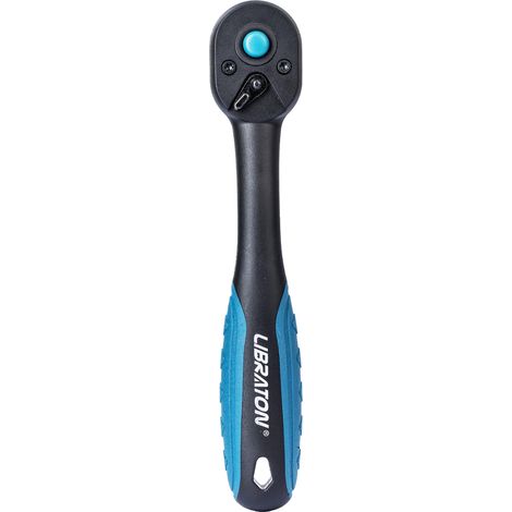 Cliquet 1/4 pouce (1 pièce), poignée ergonomique avec tête en forme de goutte d'eau, conception réversible, cliquet à dégagement rapide et poignée confortable. (1/5)