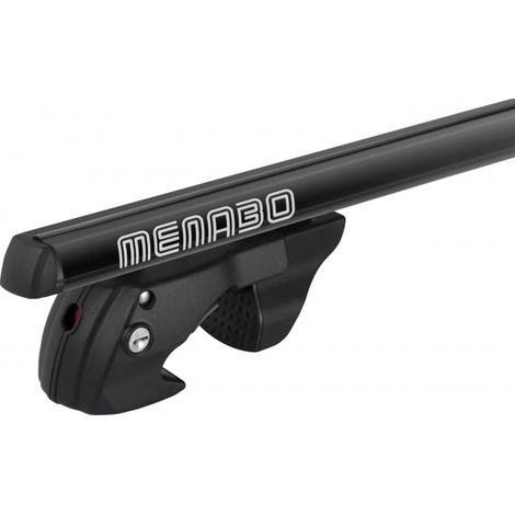 Barres de toit Sherman Noir Alu pour toit avec barres longitudinales (1/3)