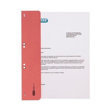 ELBA Ösenhefter ELBA DIN A4 250g/m² Manilakarton rot 25 St./Pack. (1/2)