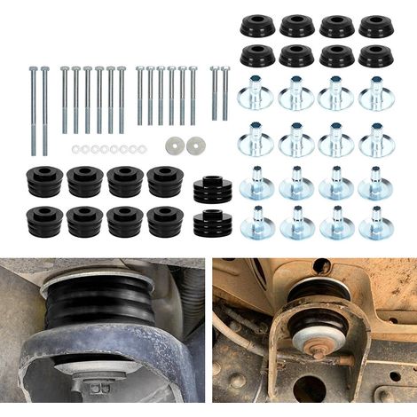 KF04060BK ist eine Buchse zur Befestigung der Fahrerkabine eines Ford F250 oder F350 (Baujahre 2008–2016). Für ein komplettes Set wenden Sie sich bitte an unseren Kundenservice. (1/4)