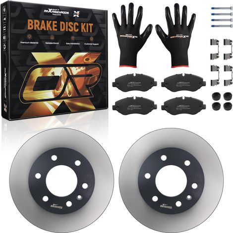 Disques Frein Avant + Plaquettes for Mercedes Sprinter VW Crafter 2006-2023 (1/5)
