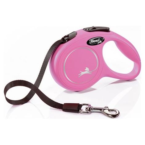 Laisse New Classic XS Tape 3 m pink Flexi CL00T3-251-P-20