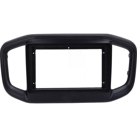Cadre de panneau de navigation de 9 pouces anti-rayures élégant noir pour autoradio Fascia ABS lunette pour Strada 2021 à 2024 sans cordon d'alimentation (1/5)