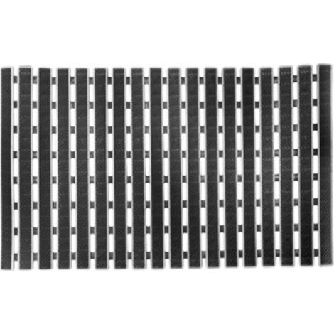 Alfombra baño 38x68cm 850g - Gris marengo, LAUXA HOME.