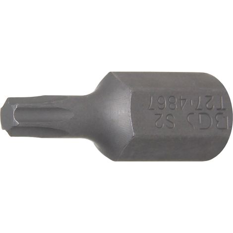 Bit Länge 30 mm Antrieb Außensechskant 10 mm (3/8") T-Profil (für Torx) T27 (1/2)