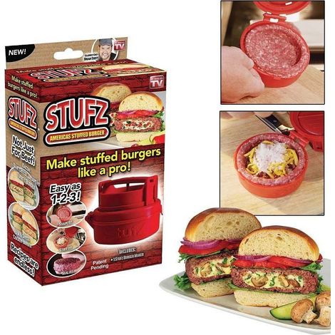 Trade Shop - Molde Manual Para Carne Picada Hamburguesas Hamburguesas Rellenas Rellenas Rellenas - (1/3)