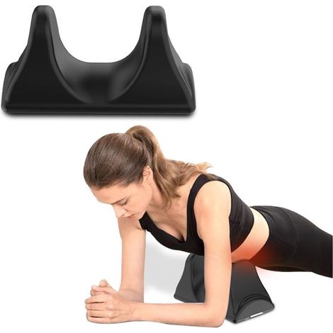 Masseur de psoas - Multifonctionnel - Crochet pour les hanches - Étireur de dos - Bâton de massage multifonctionnel - Noir (1/5)