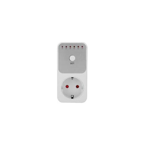 Interrupteur de prise avec minuterie programmable Compte à rebours 1 à 10 heures Tension 230V Courant 16A Matériau ABS (1/5)
