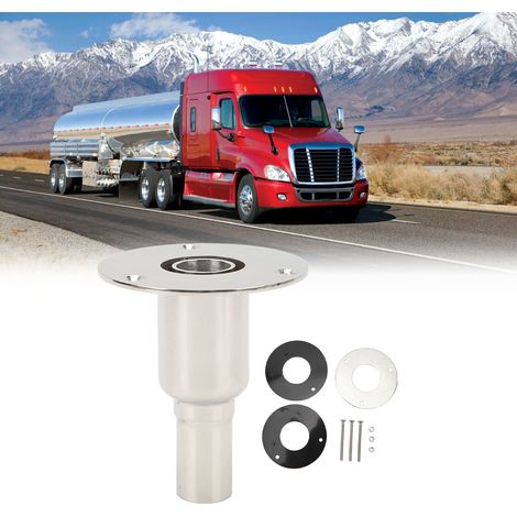 (À associer avec le produit n° 16192201147) Raccord de tuyau d'échappement traversant en acier inoxydable 316, douille de 22 mm avec joint noir, tuyau droit (1/5)