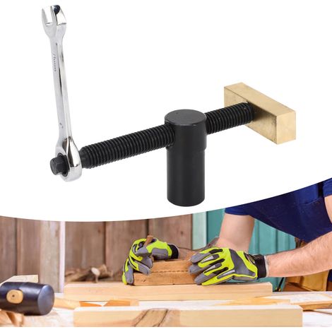 Ensemble d'étau pour le travail du bois, accessoires de verrouillage et de serrage de bureau, noir 20 mm. (1/5)