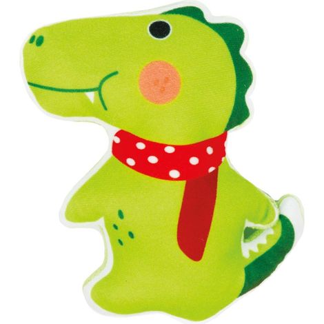 Jouet en peluche à effet velours Motif alligator pour chiens