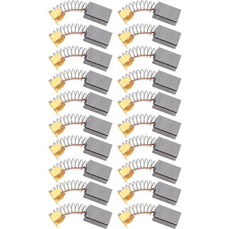 20pcs Replaceable Great Conductive Carbon Brush for Electric Motors 101 61015mm
