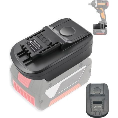 BOS18WORX Adaptateur de batterie pour outil Worx 4 broches 20 V - Adaptateur de batterie pour Bosch Professional 18 V (1/5)