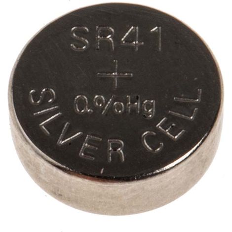 Pile bouton SR41 RS PRO, 1.55V, 7.9mm ( Prix pour Paquet de 5 )