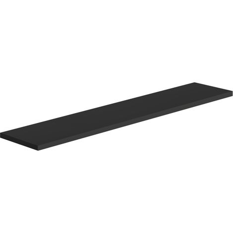 Mensola da parete ripiano moderno scaffale a muro soggiorno Smart - Nero (1/5)