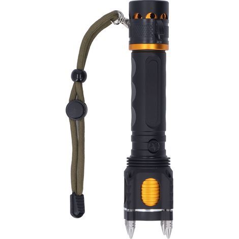 Rechargeable LED flashlight, self-defense, super bright, emergency, for outdoor camping and adventure (1/5)