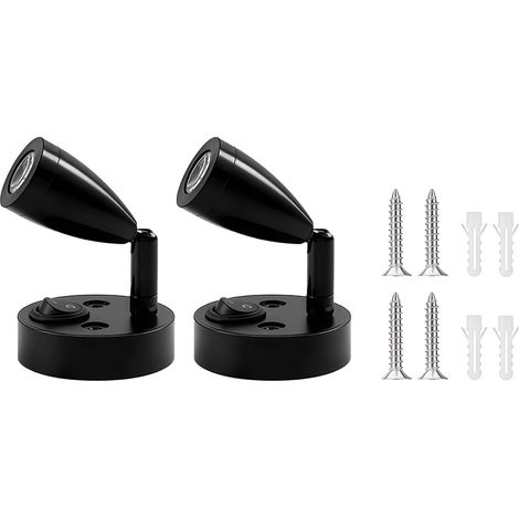 Paire de 2 lampes lecture LED réglables, compatibles 12-24 V, (1/5)