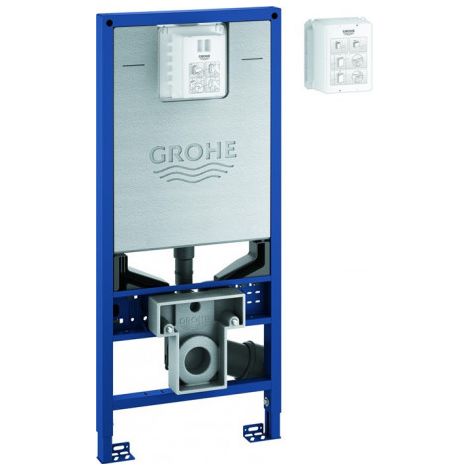 Élément WC Rapid SLX 39865 BH : 1,13 m avec soupape de régulation de débit / boîtier de raccordement