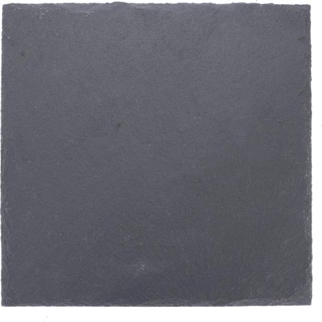 6 Dessous De Plat, Ardoise Naturelle Carrée 25x25cm, Surface Pour Écrire Et Décorer, Usage Cuisine Et Loisirs Créatifs