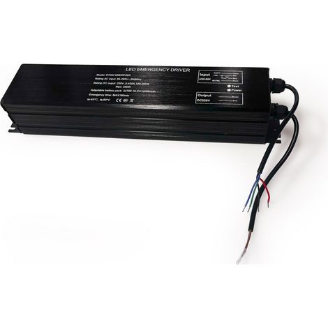 Driver LED Para Emergencia - Salida 100/250W - 3h Autonomía