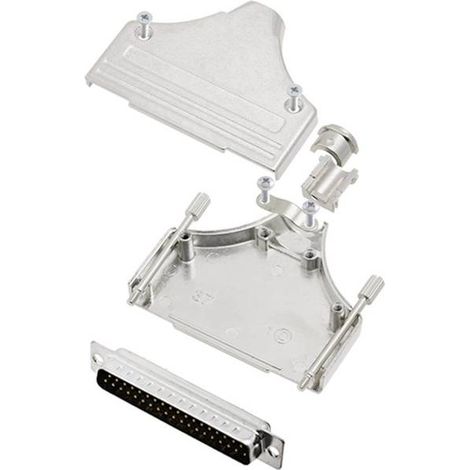 encitech MHDM-37-DBP-K 6355-0005-04 KIT connettori maschio SUB-D 180 ° Numero Poli (num): 37 Punte a saldare 1 KIT
