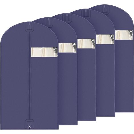 Baggi Kleidersäcke-Set, 100 x 60 cm, 5-teilig, marineblau