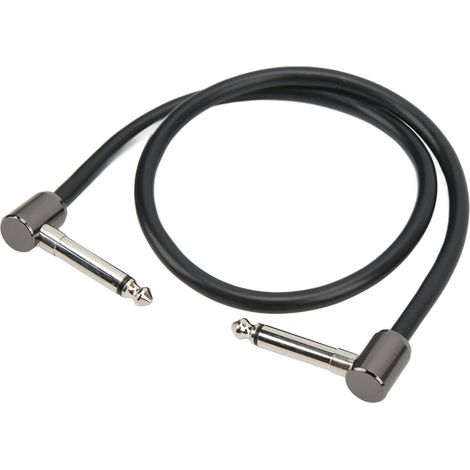 FC-20 Effektkabel, rechtwinkliger Stecker, Verbindungskabel für Akustikgitarren-Effektpedale, Audiozubehör, 50 cm (1/5)