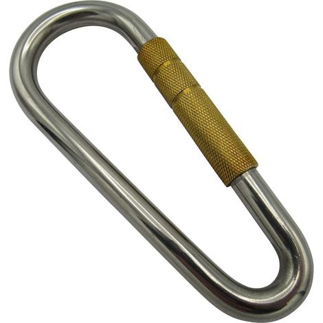Stainless Steel Carbine Spring Hook with Sleeve 8MM (Marine Boat Attachment) (1/5)