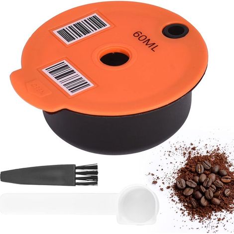 Récipient de stockage de réutilisable avec brosse de nettoyage Scoop à café (60ml) (1/5)
