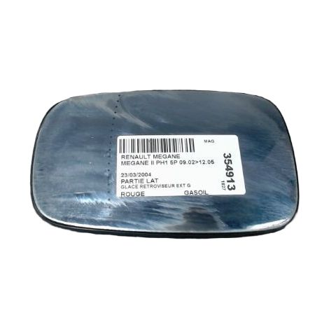 [PRODUIT D'OCCASION] Glace Retroviseur Exterieur G RENAULT Megane II Ph1 02-05 ♻️ Ref Oe. 7701054752 - Garantie à vie (1/3)