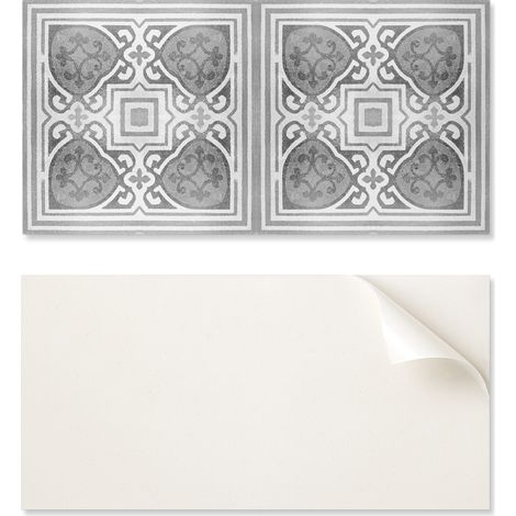Panel de vinilo autoadhesivo - Decoraci贸n con estampado 100x50 cm Dise帽o con ornamentos sim茅tricos
