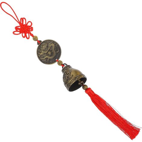 Carillon de Porte en Cuivre Gland Japonerie en Polyester, Décoration Polyvalente pour Maison, Son Mélodieux et Charme Traditionnel Élégant (1/5)