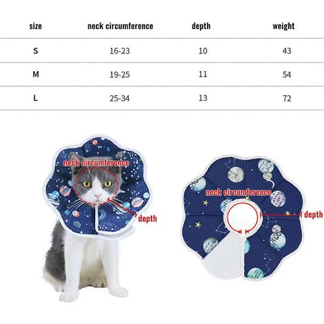 Collier de récupération pour chat, souple, pliable, imperméable et réglable Coll-M- (1/4)
