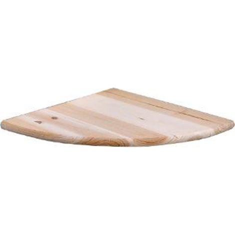 Pre-sanded Corner Shelf - Timber - 285 x 285 x 16 mm - Pre-Sanded