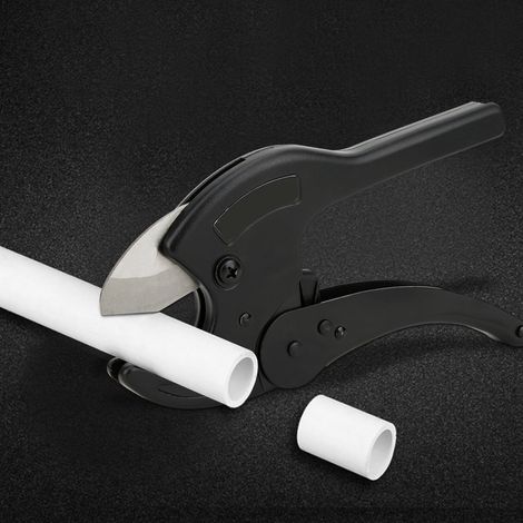 Coupe-tubes PVC robuste, lame en alliage d'aluminium et acier inoxydable chromé (1/5)