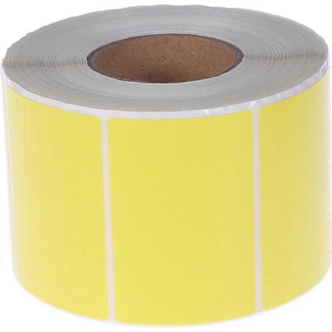 Étiquettes colorées à transfert thermique, papier pour imprimante, autocollants vierges pour bureau, cuisine, salon de thé (jaune)-Yellow (1/3)