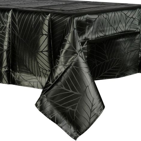 Fleckenabweisende, dunkelgrüne Tischdecke für Wohnzimmer- und Küchentisch, groß, 220 x 150 cm