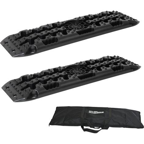 2 x Anfahrhilfe 106 x 31 x 6 cm 5 t Tragkraft Sandboards Offroad Traktionshilfe Schnee mit Tasche (1/5)