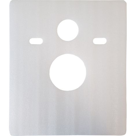 quadratisches Schallschutz-Pad für Wand WC / Wand Bidet