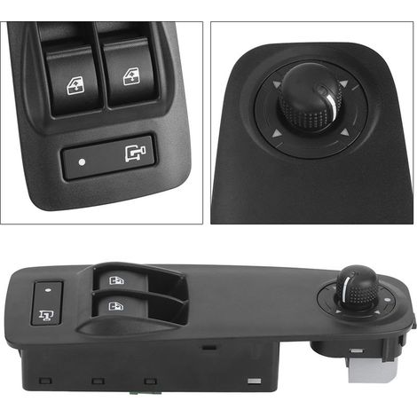 Interrupteur de Commande Électrique pour Fenêtre Citroen Peugeot Fiat Vauxhall 735487419 6490.X9 (1/5)