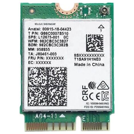 Pour carte WiFi 9461NGW, adaptateur sans fil double bande 2,4 GHz/5 GHz 9461-- (1/5)